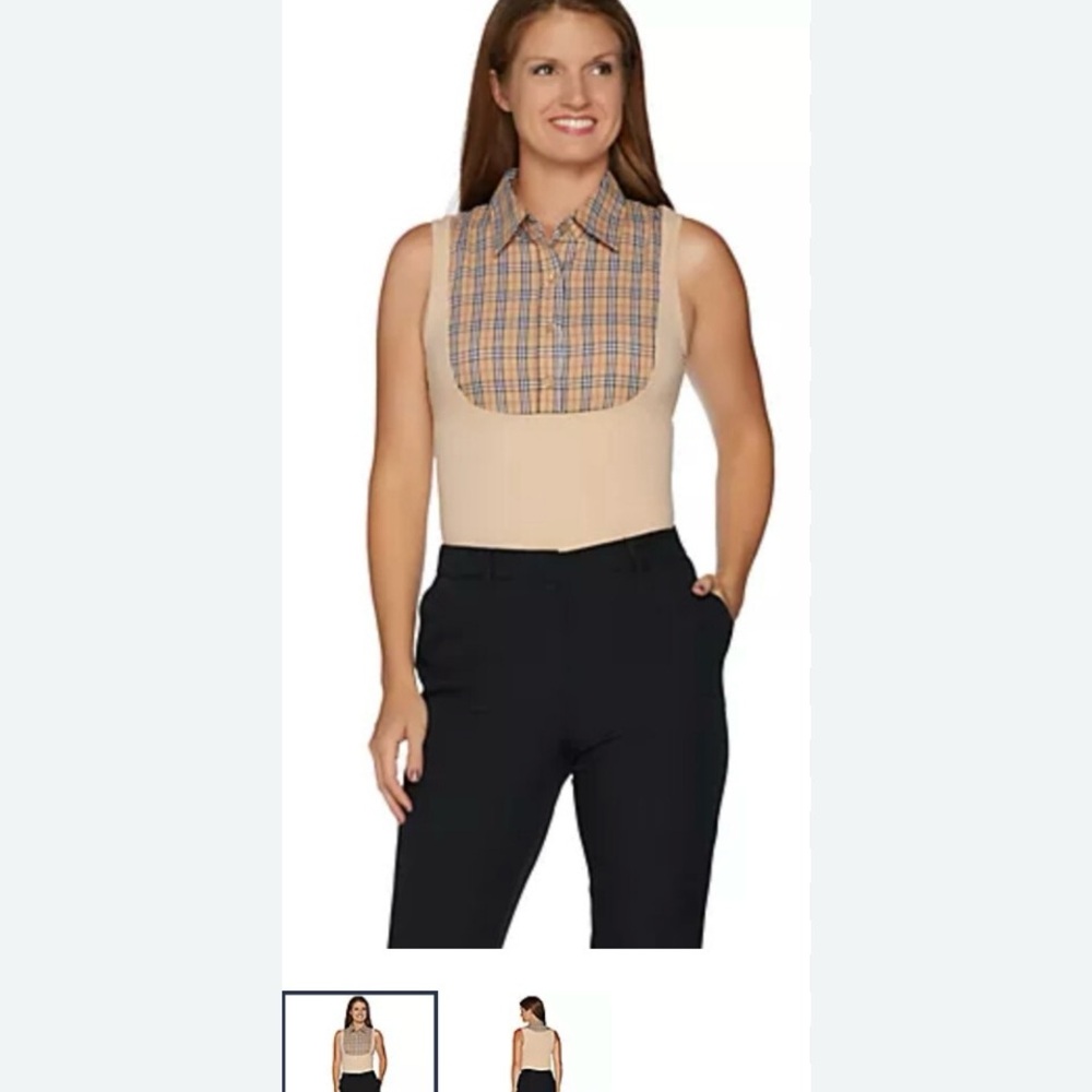 Undercover Agent by Kathleen Kirkwood Sleeveless under tank - Picture 2 of 5